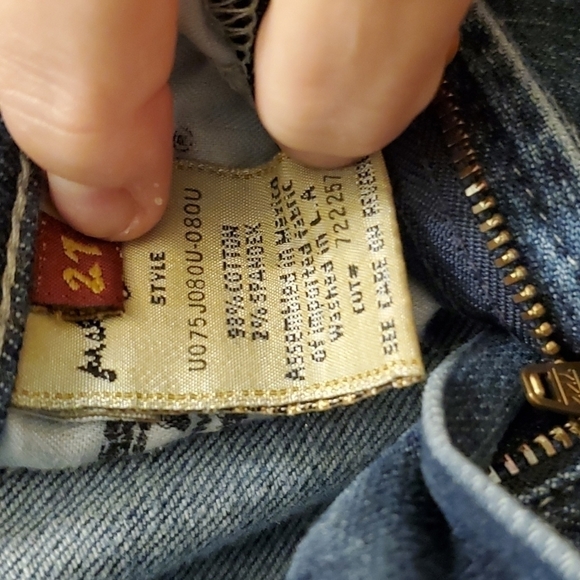 7 FAM low rise bootcut jeans - Picture 4 of 6